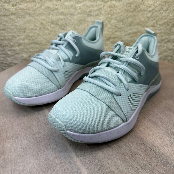 Under Armour Charged Breathe Lace TR Low Illusion Womens Size 5.5 Green Sneakers - Picture 10 of 11